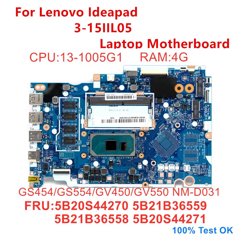 Sodimm Ddr4 - For Lenovo Ideapad 3-15IIL05 Laptop Motherboard