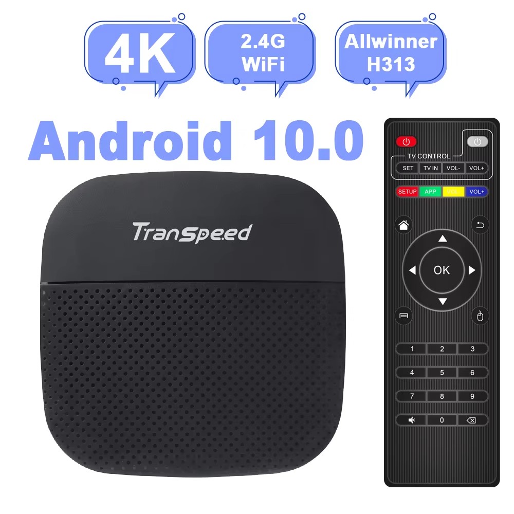 Ddr3 8Gb - Transpeed Android 10 TV Box Allwinner