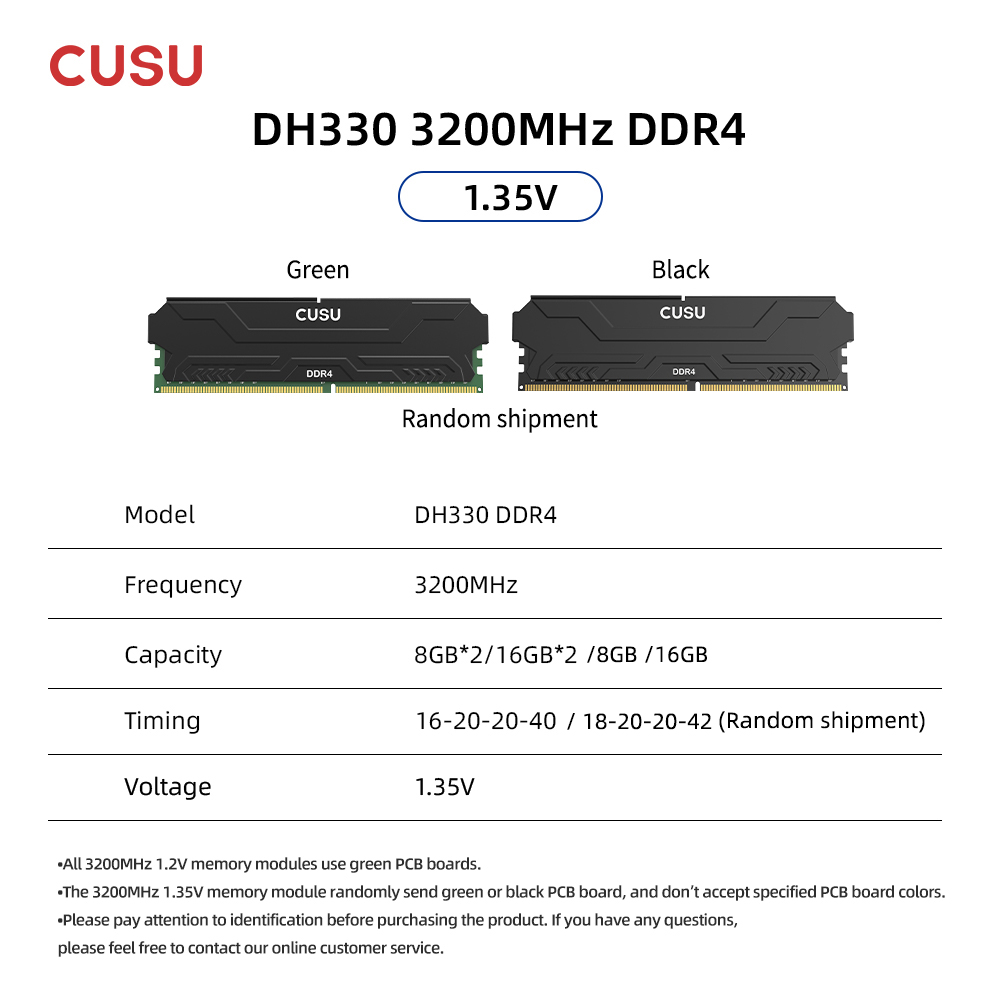 CUSU DDR4 3200MHz 3600MHz Ram  - đánh giá và giá Ddr4 3200Mhz