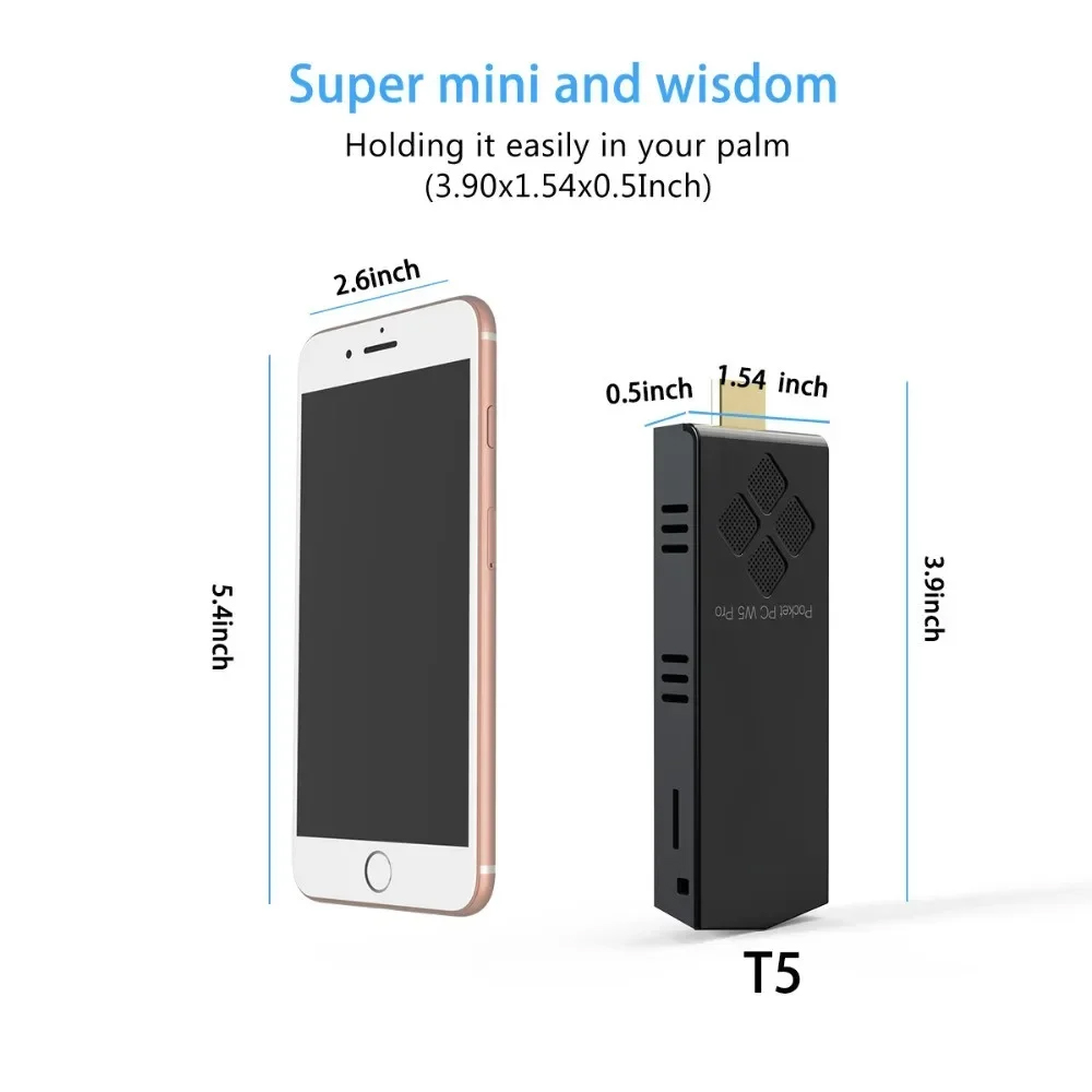 Máy tính mini T5/W5 PRO, Windo - đánh giá và giá Ram Memory Module