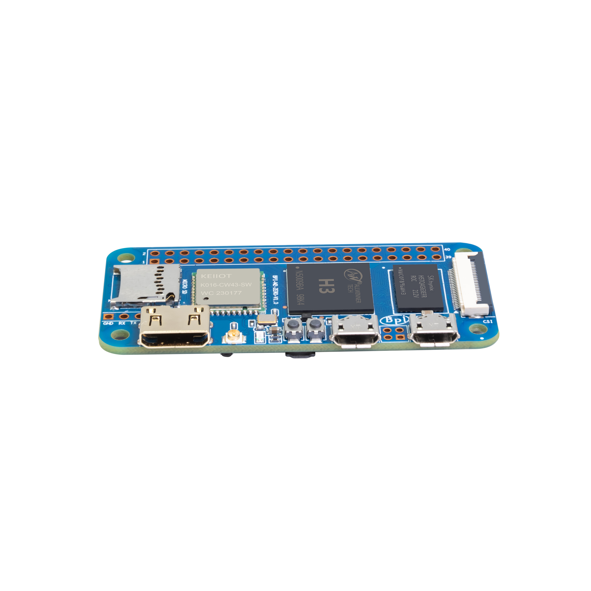 Banana Pi BPi-M2 Zero, bộ vi x - đánh giá và giá Ram Memory Module