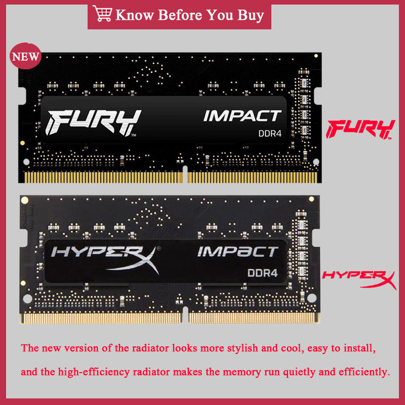 DDR4 FURY Impact RAM 16GB 8GB  - đánh giá và giá Sodimm Ddr4